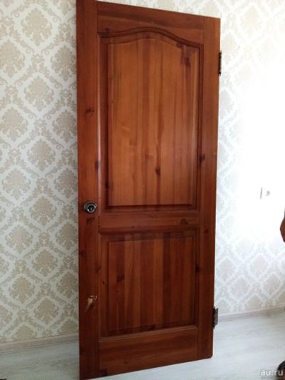 Лот: 17997978. Фото: 1. Дверь деревянная. Фурнитура, комплектующие