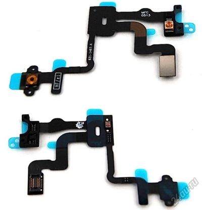 Лот: 5591701. Фото: 1. Шлейф iPhone 4S на кнопку включения... Шлейфы, разъёмы