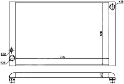 Лот: 3729157. Фото: 1. Радиатор audi a8/s8 2.8/3.0/3... Двигатель и элементы двигателя