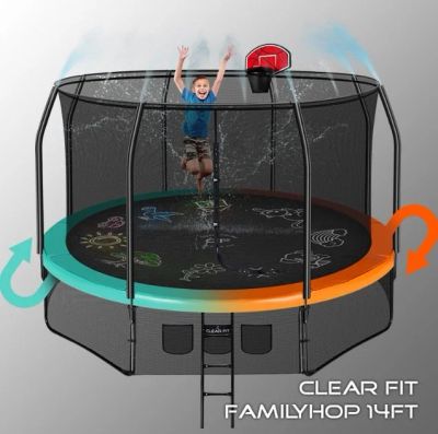 Лот: 17384815. Фото: 1. Батут Clear Fit FamilyHop 14Ft. Детские спортивные комплексы, батуты
