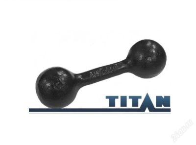 Лот: 2223949. Фото: 1. Гантель 7 кг Titan - 2 шт. дс. Гантели