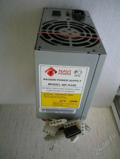 Лот: 2943369. Фото: 1. Блок питания 350W NP-A350 NAVI... Корпуса, блоки питания