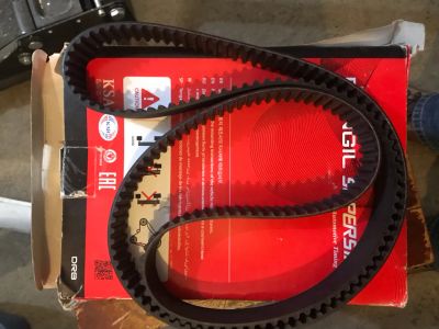 Лот: 25897604. Фото: 1. Ремень ГРМ Dongil для Hyundai... Расходные материалы