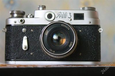 Лот: 2825203. Фото: 1. фотоаппарат FED 3. Плёночные дальномерные, шкальные