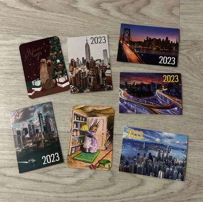 Лот: 23279079. Фото: 1. Набор календарей карманных 2023г... Календари