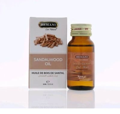 Лот: 13970266. Фото: 1. Масло "Сандал" от Hemani; Sandalwood... Эфирные и косметические масла