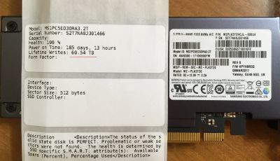Лот: 17543653. Фото: 1. Накопитель б.у. NVMe SSD Oracle... SSD-накопители