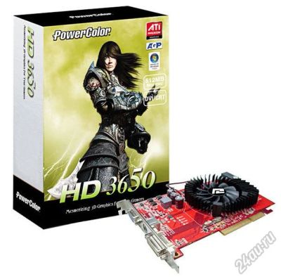 Лот: 5564313. Фото: 1. PowerColor Radeon HD 3650 600Mhz... Видеокарты