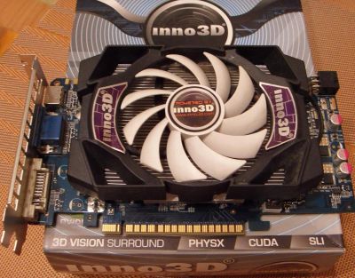 Лот: 4848480. Фото: 1. Inno3D Geforce GTS 450 1GB GDDR5... Видеокарты