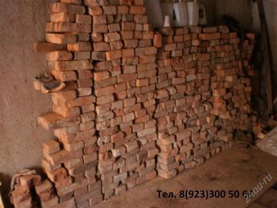 Лот: 1639266. Фото: 1. Кирпич строительный (колличество... Блоки, кирпич, брусчатка