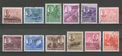 Лот: 16305892. Фото: 1. 1950 год. Северное Борнео. Король... Марки