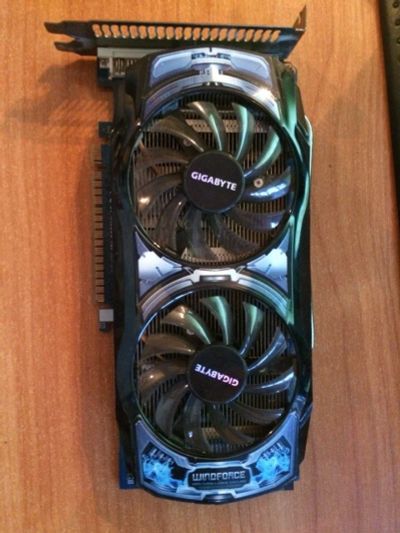 Лот: 4909828. Фото: 1. Видеокарта Gigabyte GTS 450, рабочая... Видеокарты