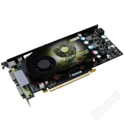 Лот: 425782. Фото: 1. GF9600 GSO 580M 768MB DDR2 Dual... Видеокарты