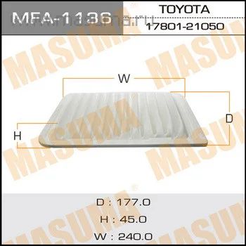 Лот: 7016111. Фото: 1. Фильтр воздушный A-1013 Masuma... Расходные материалы