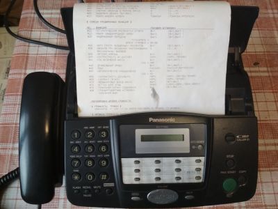 Лот: 14699677. Фото: 1. Телефон-факс panasonic. Факсы, автоответчики