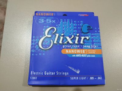 Лот: 14353891. Фото: 1. Струны для гитары Elixir 12052... Аксессуары, комплектующие