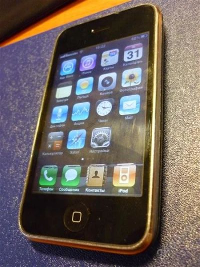 Лот: 2022088. Фото: 1. Apple Iphone 3G 8Gb обмен на сенсорную... Смартфоны