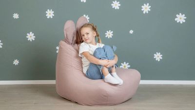 Лот: 23737561. Фото: 1. Пуф детский Заяц. Другое (детская мебель)