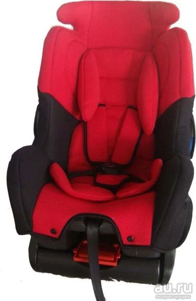 Лот: 9672657. Фото: 1. Автокресло LUCKY BABY Красно-синее... Детские автокресла