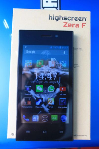 Лот: 7436333. Фото: 1. Highscreen Zera F + оригинальный... Смартфоны