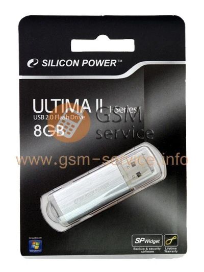 Лот: 9106589. Фото: 1. 8GB USB Flash, Silicon Power Ultima... USB-флеш карты