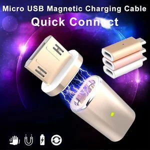 Лот: 9803008. Фото: 1. Micro USB Magnetic Adapter Charger... Дата-кабели, переходники