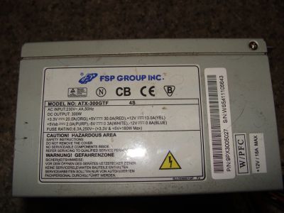 Лот: 15479404. Фото: 1. Блок питания FSP ATX-300GTF, 300... Корпуса, блоки питания