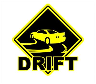 Лот: 4452451. Фото: 1. Наклейка виниловая на авто "DRIFT... Наклейки автомобильные