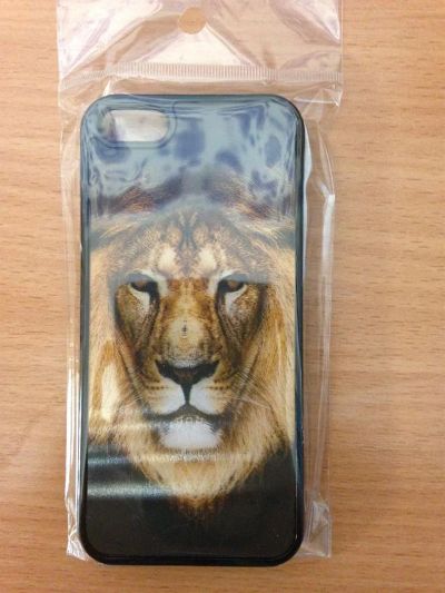 Лот: 3461699. Фото: 1. Чехол лев объемный iPhone 5. Чехлы, бамперы