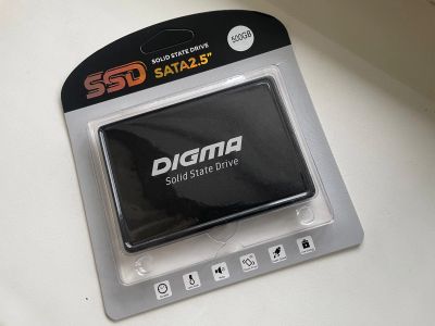 Лот: 24394559. Фото: 1. Ssd digma 500gb новый. SSD-накопители