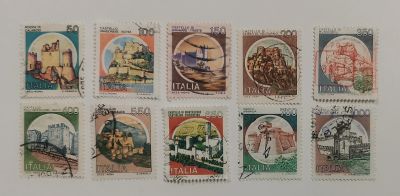 Лот: 19107606. Фото: 1. Марки. Италия (10 шт). Марки
