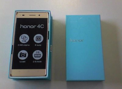 Лот: 11154946. Фото: 1. Huawei Honor 4c В хорошем состоянии... Смартфоны