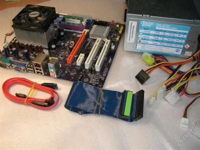Лот: 1323995. Фото: 1. Материнская плата EliteGroup GeForce6100PM-M2... Материнские платы