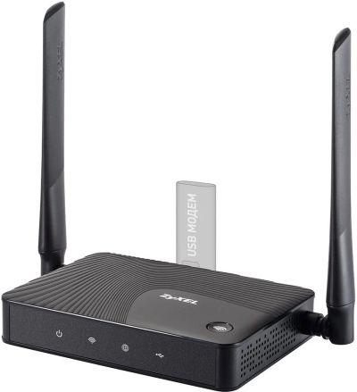 Лот: 11590975. Фото: 1. Маршрутизатор (Wi-Fi роутер) Zyxel... Маршрутизаторы (роутеры)