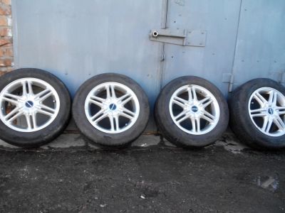 Лот: 7329859. Фото: 1. 16" 114,3x5 Диски Modulo + Резина... Шины на дисках