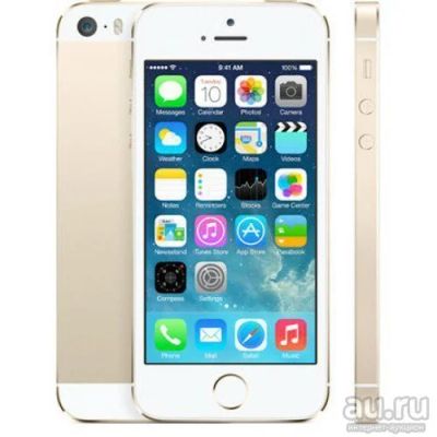 Лот: 8065853. Фото: 1. Apple iPhone 5S 16 Gb, Gold, RF. Смартфоны