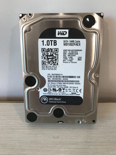 Лот: 18164496. Фото: 1. Жесткий диск wd 1tb (2). Жёсткие диски (HDD)