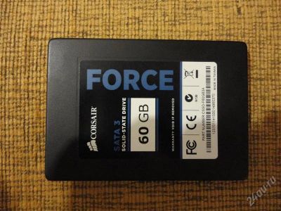Лот: 2804598. Фото: 1. SSD винт SATA-3 60Gb Corsair force... Жёсткие диски (HDD)