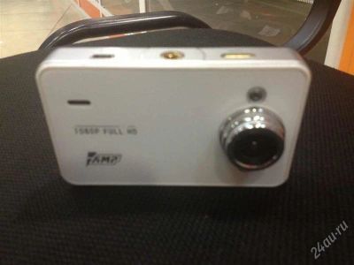 Лот: 2605426. Фото: 1. Видеорегистратор AMP DVR 600White. Видеорегистраторы,  радар-детекторы, системы парковки