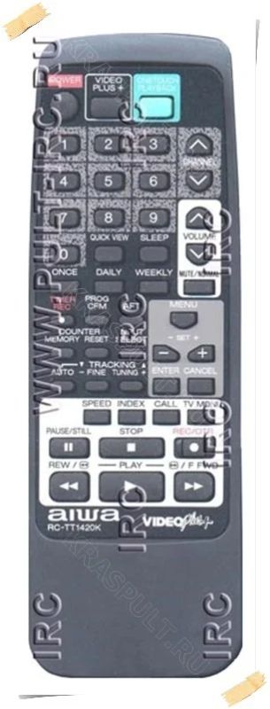 Лот: 15907797. Фото: 1. Пульт AIWA RC-TT1420K. Пульты ДУ