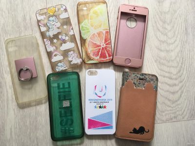 Лот: 13377424. Фото: 1. Семь чехлов на Айфон IPhone 5... Чехлы, бамперы