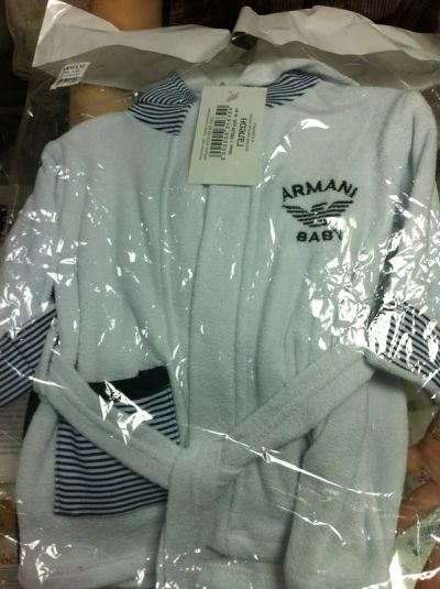 Лот: 5631854. Фото: 1. Халат armani с полотенцем. Одежда для дома