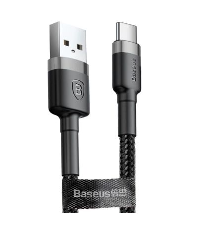 Лот: 18878343. Фото: 1. Кабель Baseus Cafule USB - Type-C... Дата-кабели, переходники