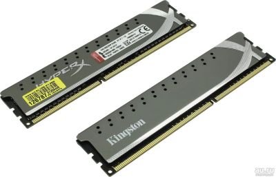 Лот: 8637404. Фото: 1. Kingston HyperX 2x4гб 8gb DIMM... Оперативная память