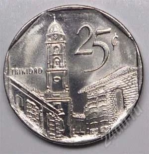 Лот: 1576879. Фото: 1. Куба. 25 сентаво 2002г. Америка