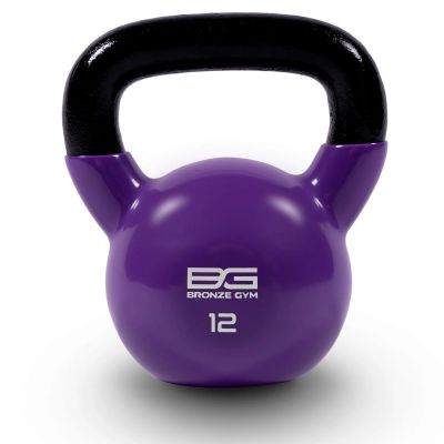 Лот: 22363488. Фото: 1. Гиря в ПВХ 12 кг Bronze Gym BGKBV12. Гири