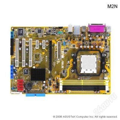 Лот: 1986643. Фото: 1. mb am2 asus m2n неисправная!!!. Материнские платы