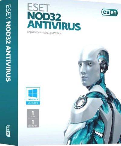 Лот: 12667119. Фото: 1. Антивирус на 10 лет NOD32 3 компьютера... Системные