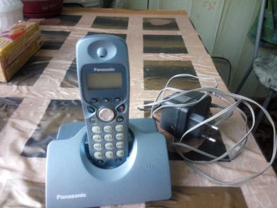 Лот: 4968126. Фото: 1. Беспроводной телефон Panasonic... DECT и радиотелефоны
