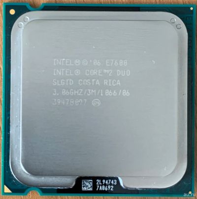 Лот: 15804741. Фото: 1. Процессор Intel Core 2 Duo E7600... Процессоры
